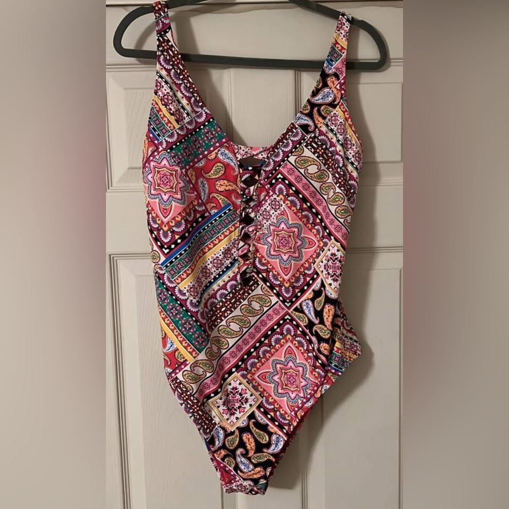 Bleu Rod Beattie Multicolor One Piece Swimsuit
